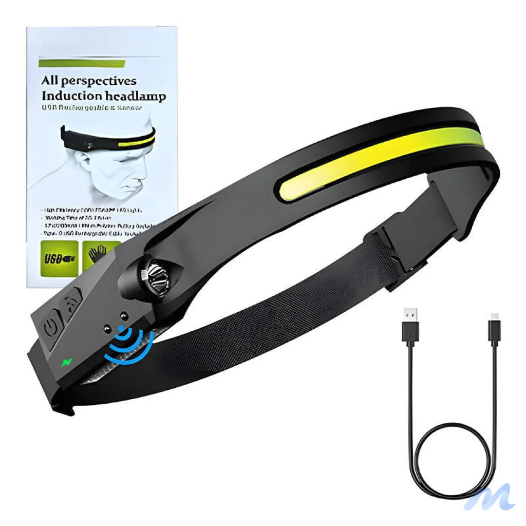 Superfire HL65 headlamp flashlight, 120 lm, USB-C, 5 modes, 30m