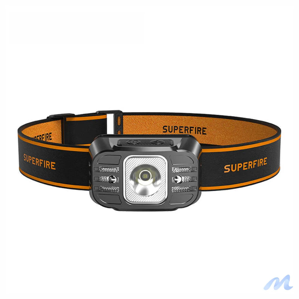 Superfire HL75-X headlamp, 220 lm, USB, 7 modes, 120 m