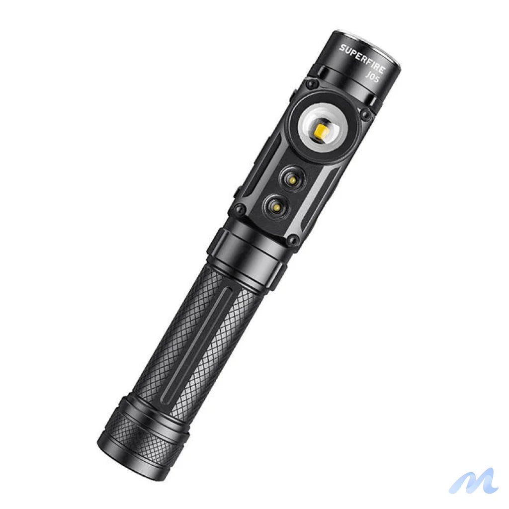 Superfire J05 flashlight, 380+450 lm, 4 modes