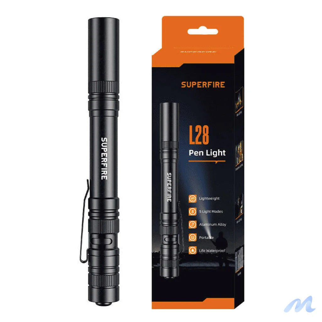 Superfire L28 flashlight, 121 lm, 5W, 52 m, 5 modes