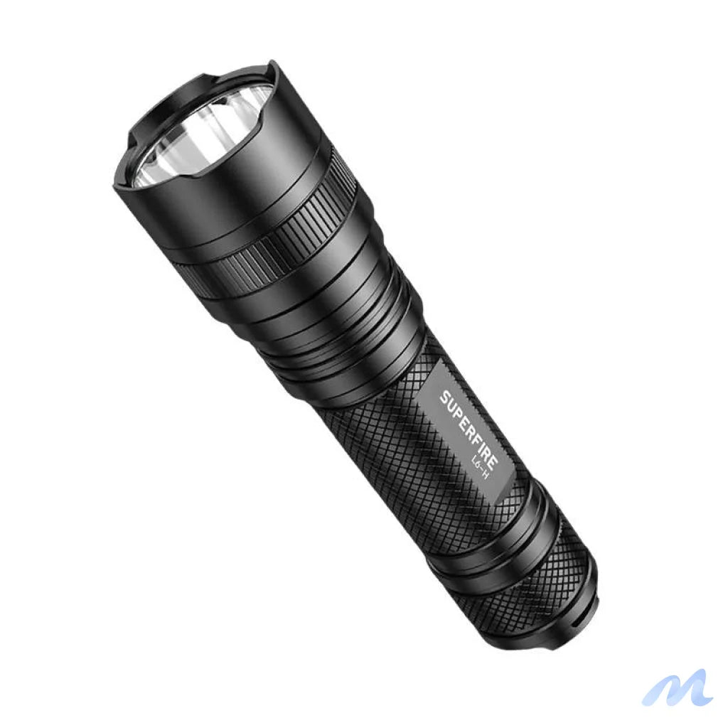 Superfire L6-H flashlight, 900 lm, 15W, USB-C, 5 modes