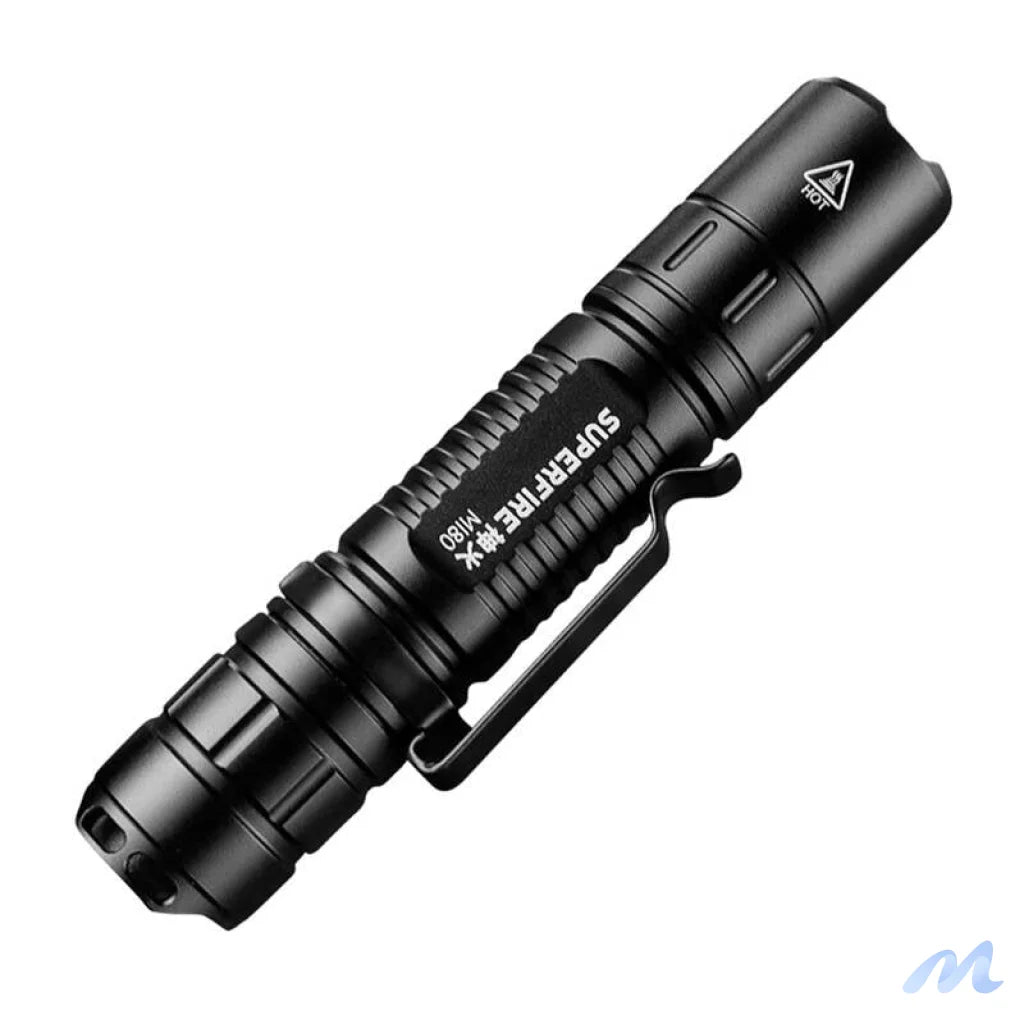 Superfire MI80-S flashlight, 300 lm, 3 W, 5 modes, 100 m