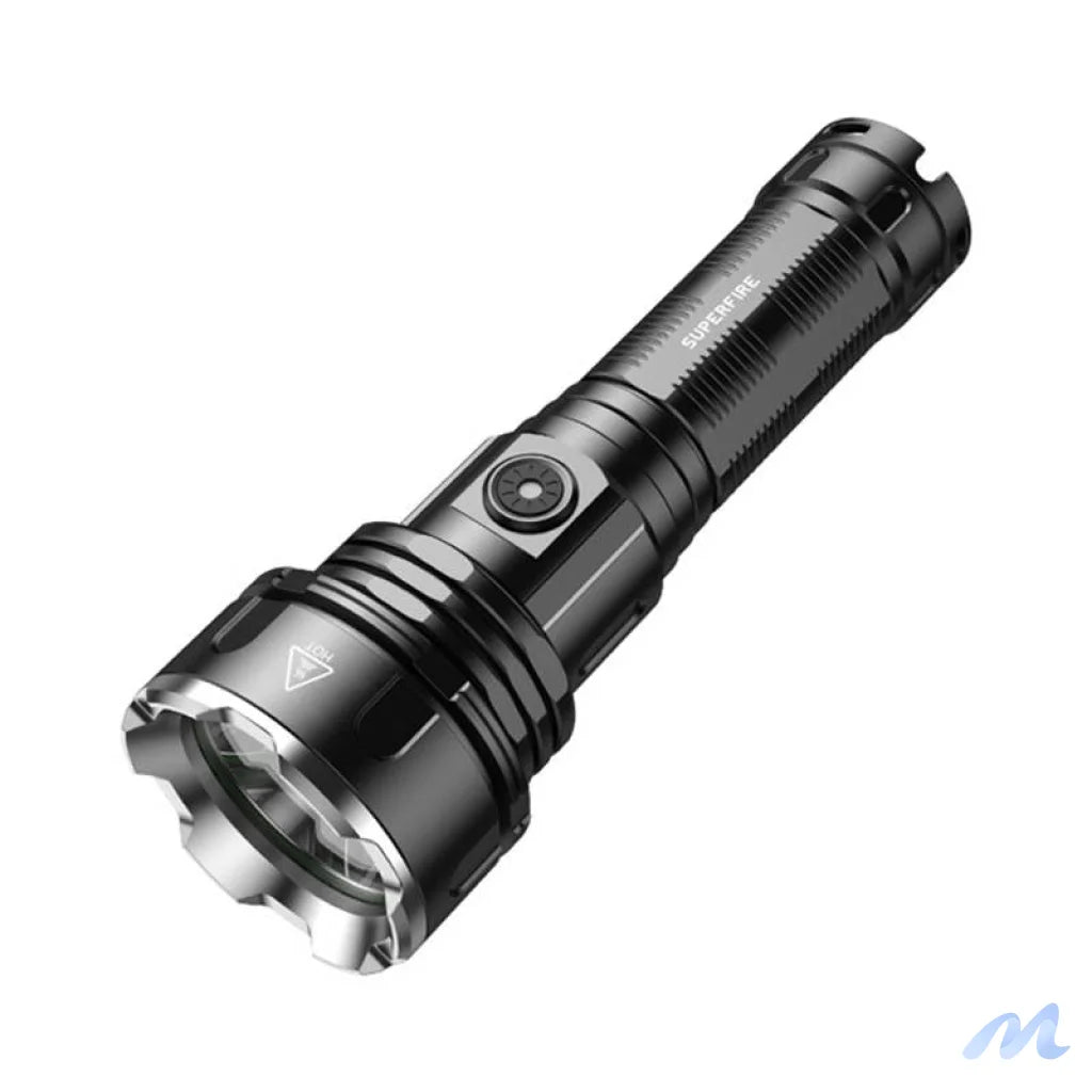 Superfire R3 P90 flashlight, 2000 lm, USB, 36 W, 5 modes, 350 m