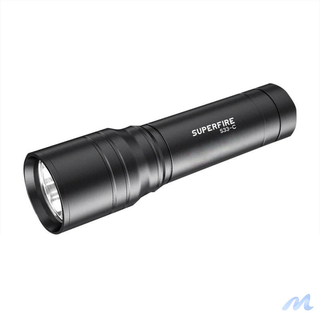 Superfire S33-C flashlight, 210 lm, USB, 180 m, 4 modes