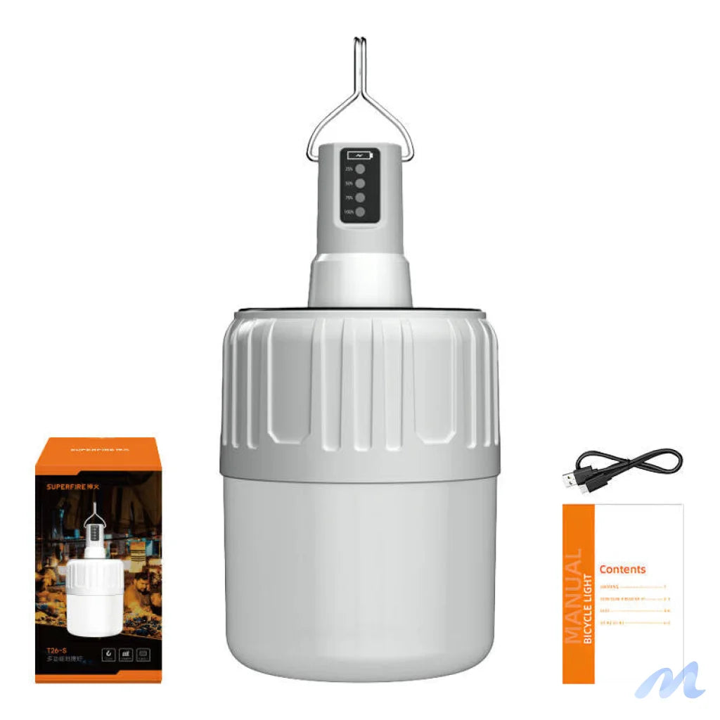 Superfire T26-S camping lamp, 500 lm, solar, 18W, 3 modes