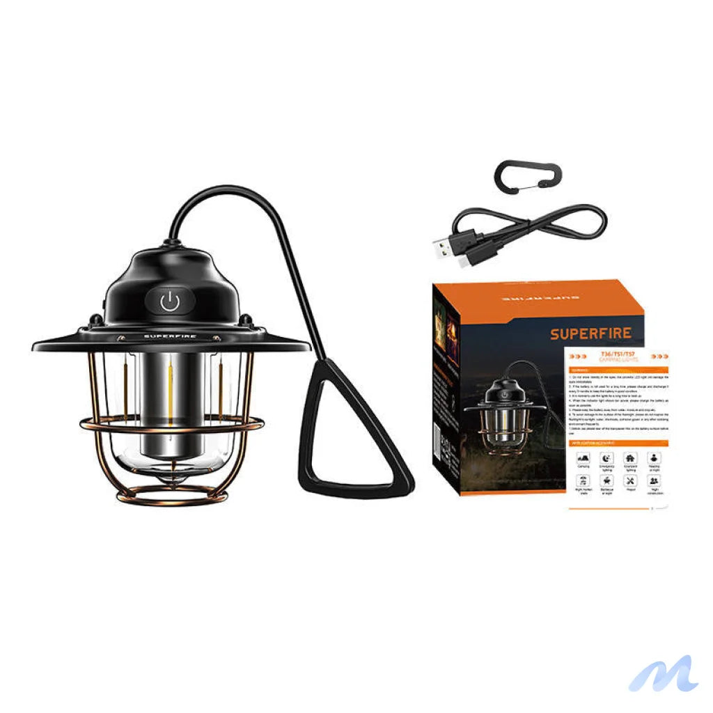 Superfire T57 camping lamp, 7 modes