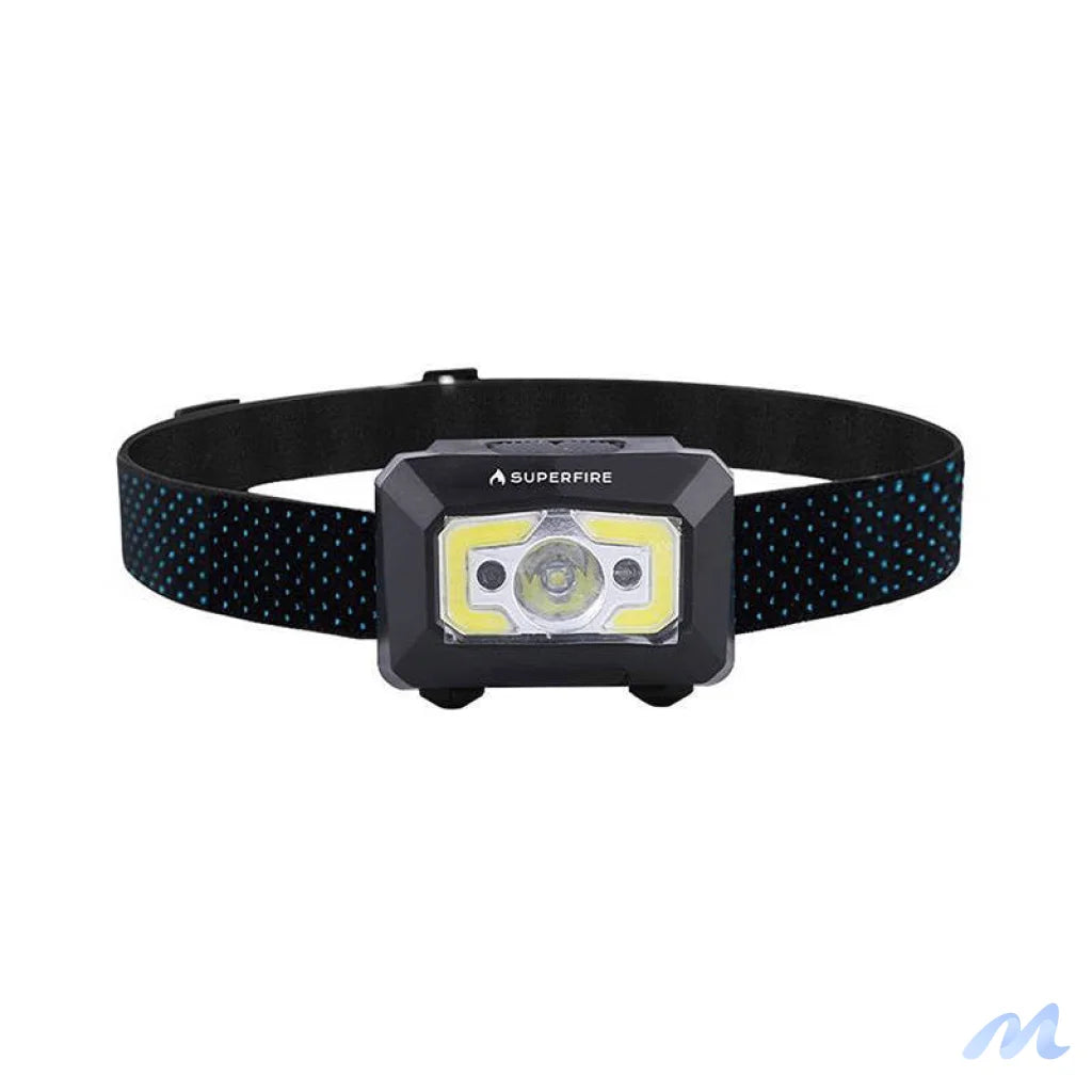 Superfire X30 headlamp, 340 lm, USB, 5 modes, 130 m