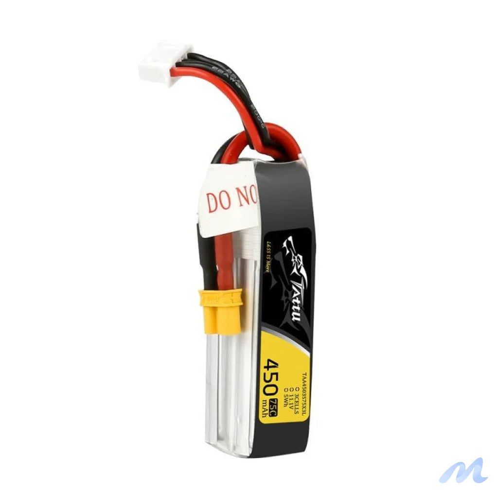 Tattu 450mAh 11.1V 75C 3S1P Long battery