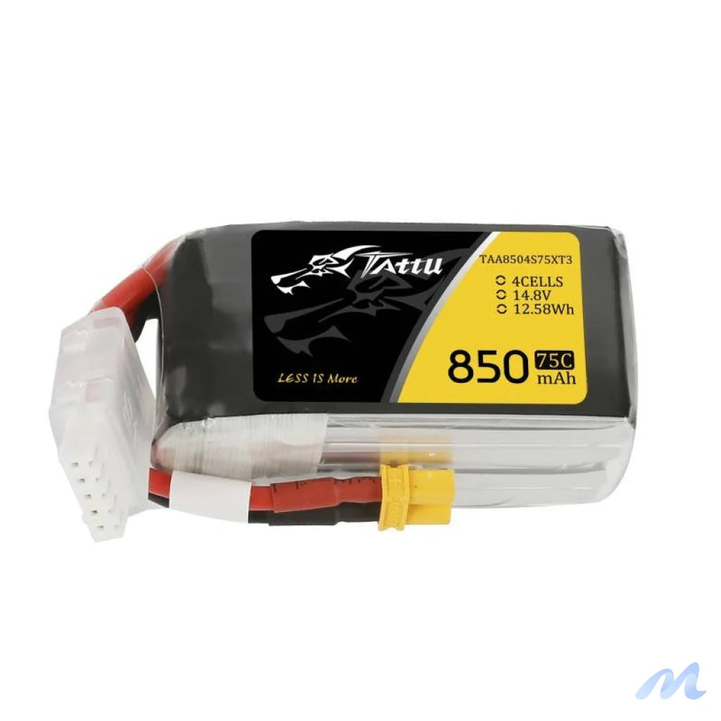 Tattu 850mAh 14.8V 75C 4S1P battery