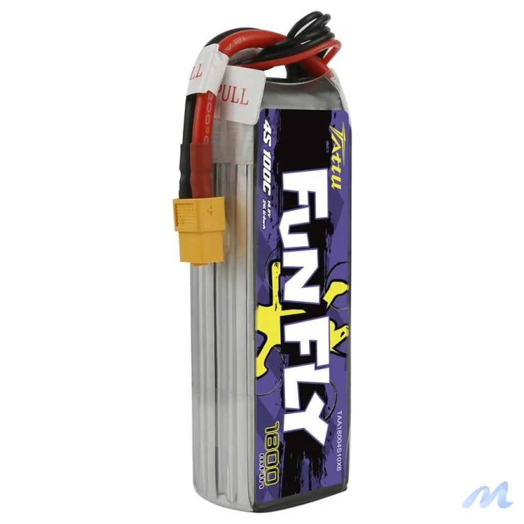 Tattu Funfly 1800mAh 14.8V 100C 4S1P XT60 battery