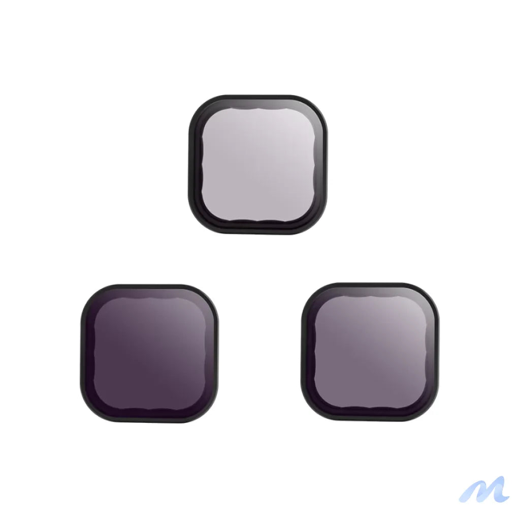 Telesin 8/16/32 ND filter set for GoPro Hero 9 / Hero 10 / Hero 11 / Hero 12 / Mini (GP-FLT-902)