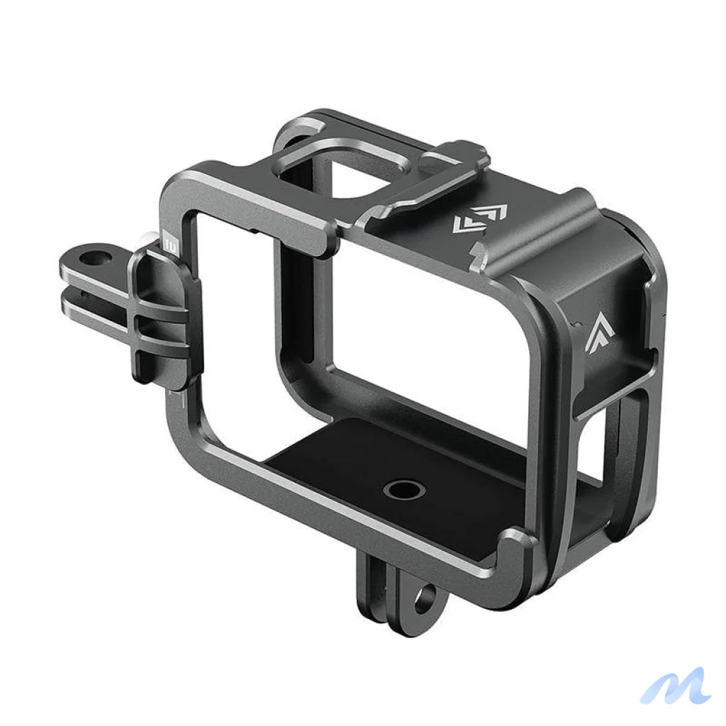 TELESIN Aluminum cage for GoPro Hero 12/11/10/9 +vertical adapter