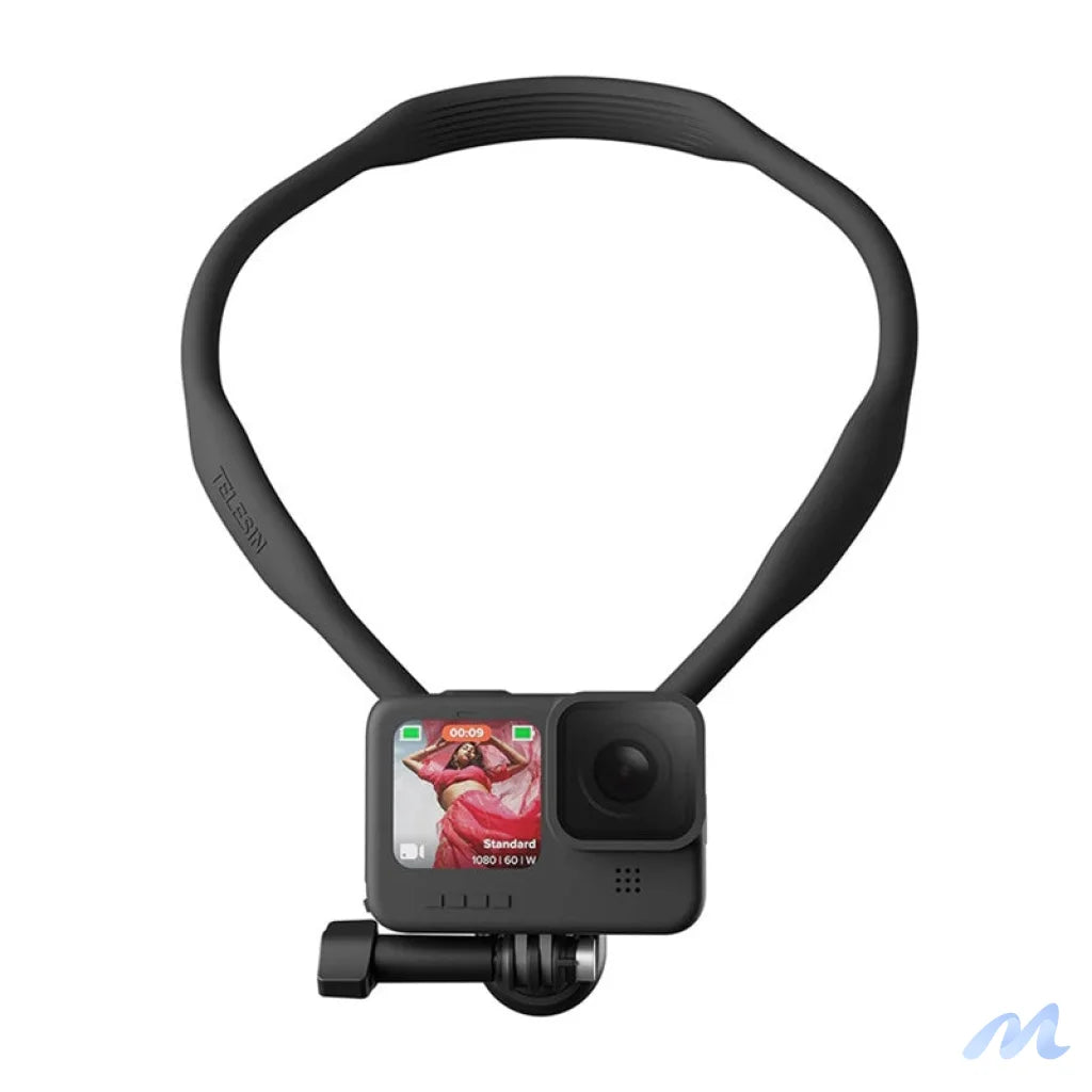 Telesin neck mount with attachment for sports cameras / phones