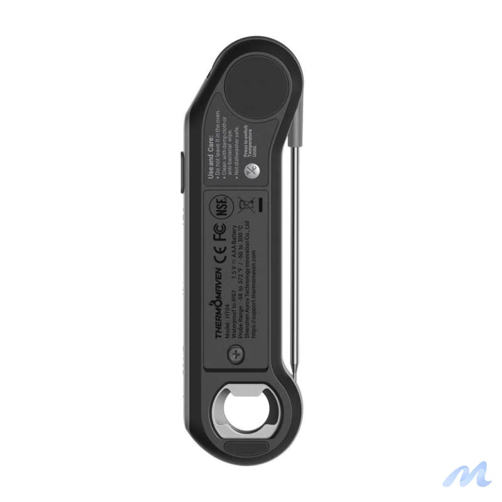 ThermoMaven F1 Turbo Black handheld thermometer