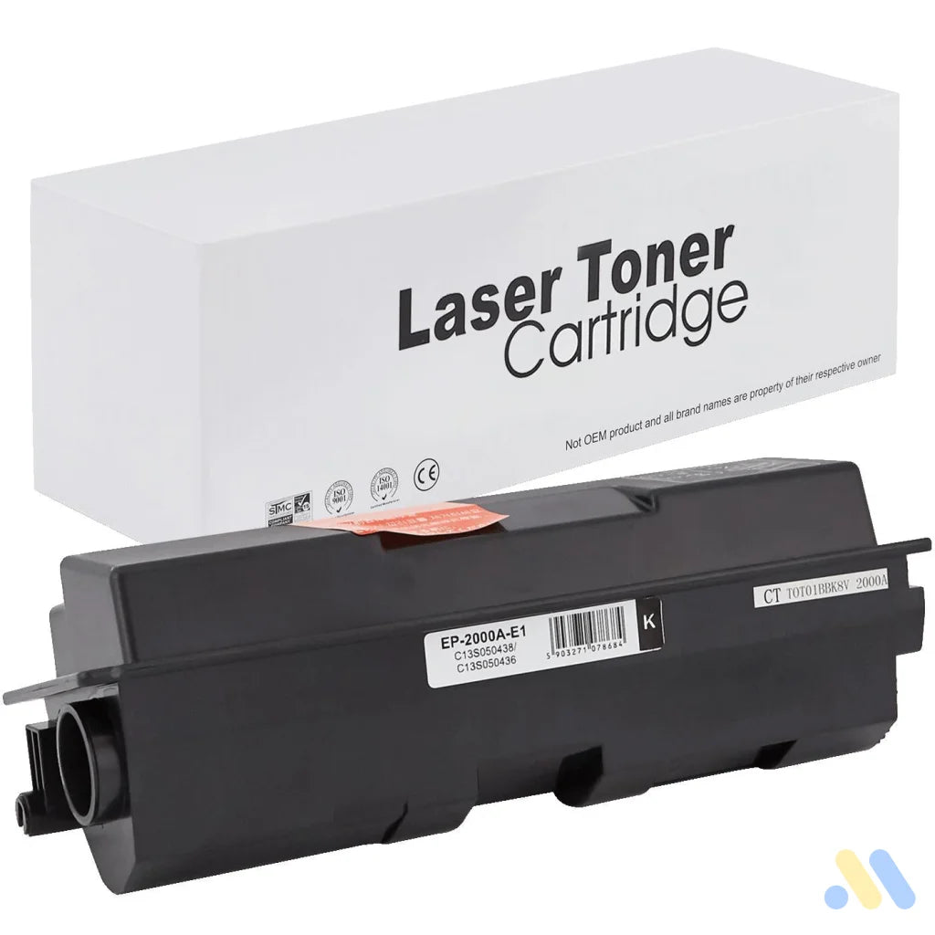 Toner for Epson | C13S050438 / C13S050436 | black | 3500 pag. | neutral box