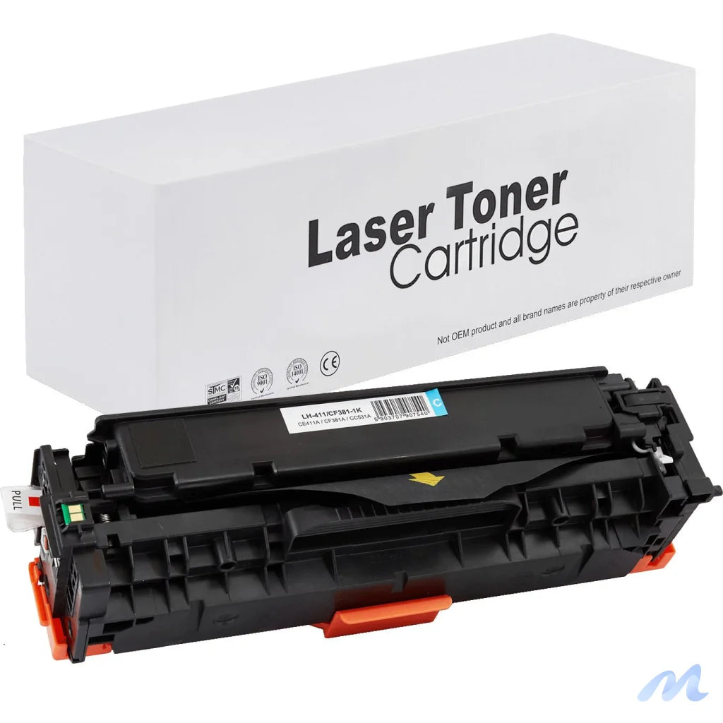 Toner for HP | CE411A / CF381A / CC531A / CRG718 | cyan | 2800 pag. | neutral box