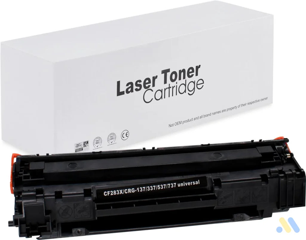 Toner for HP | CF283X / CRG737 | black | 2400 pag. | neutral box