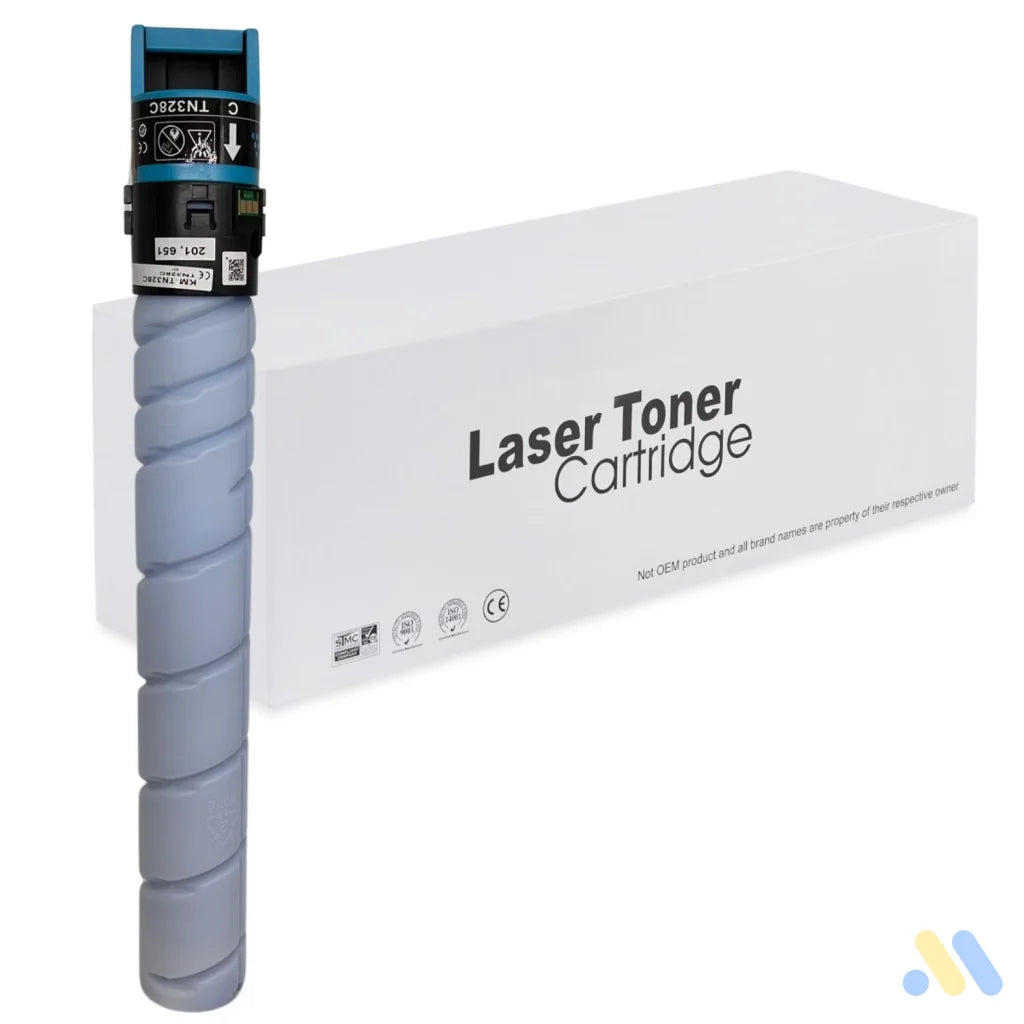Toner for Konica Minolta | TN328C | cyan | 25000 pag. | neutral box