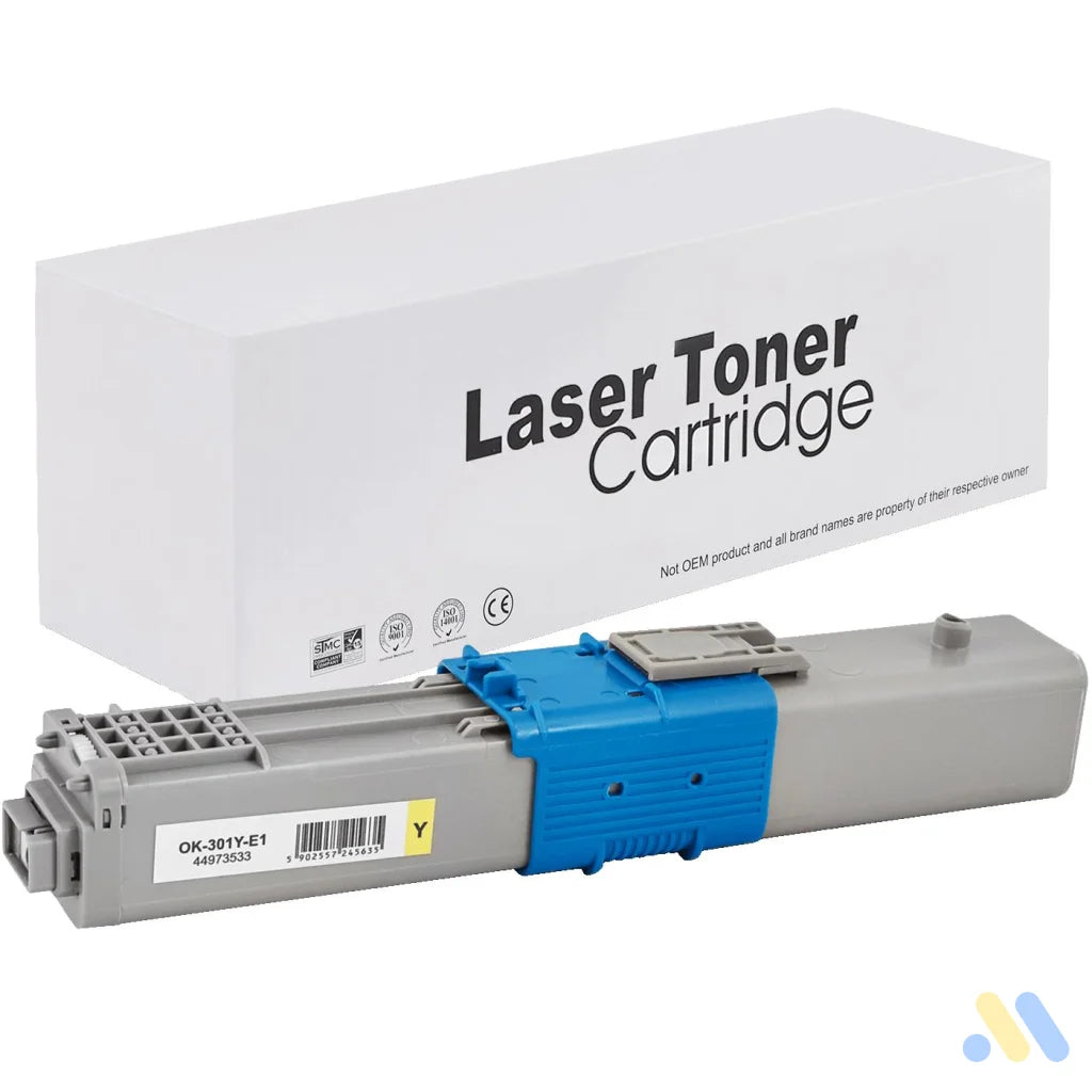 Toner for Oki | 44973533 | yellow | 1500 pag. | neutral box
