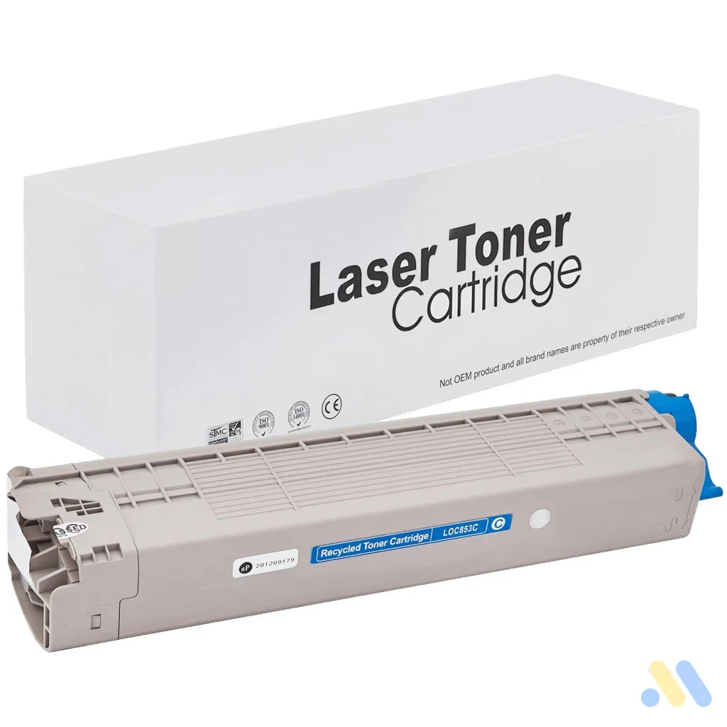 Toner for Oki | 45862839 | rem. | cyan | 7300 pag. | neutral box
