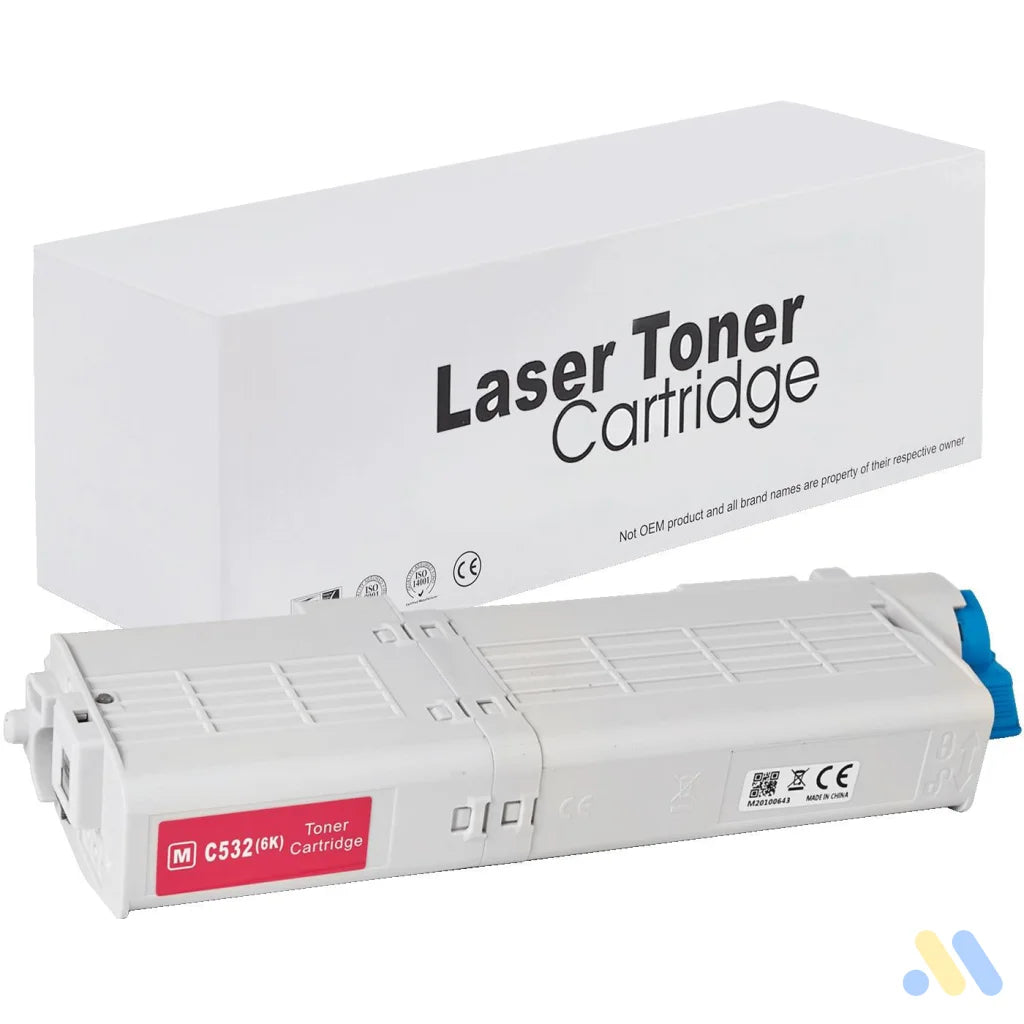Toner for Oki | 46490606 | magenta | 6000 pag. | neutral box
