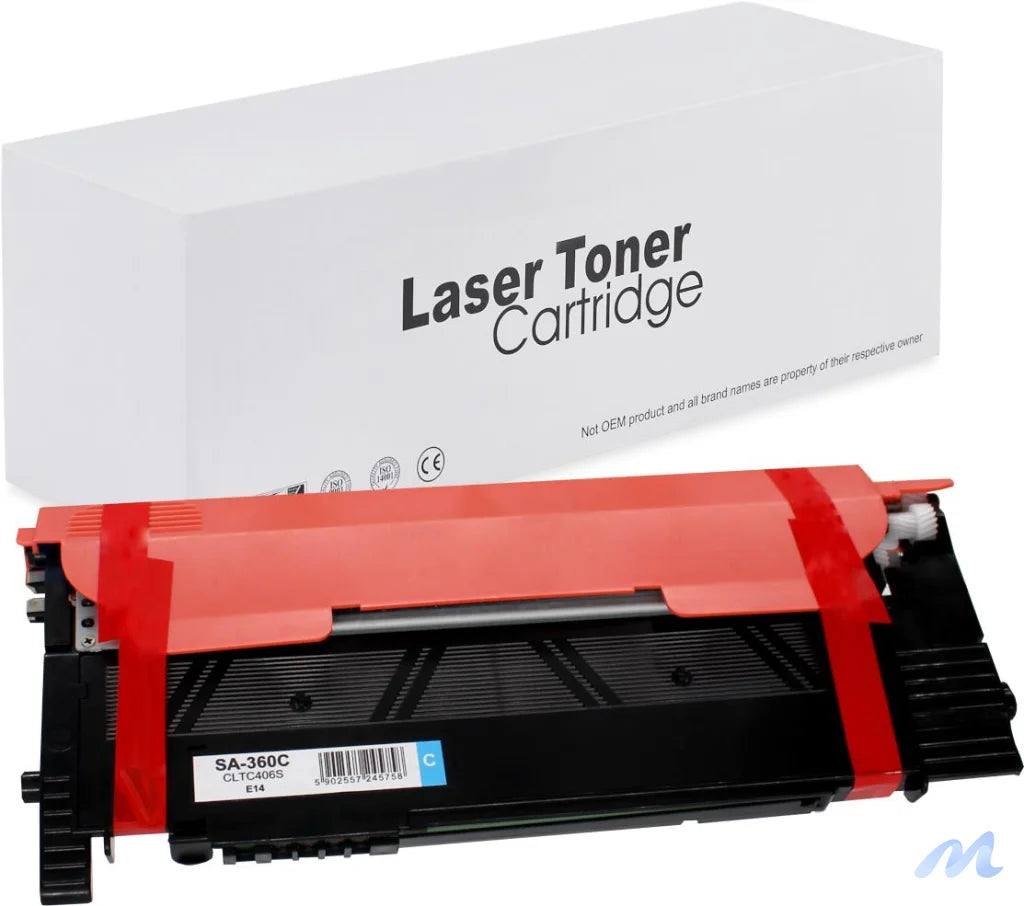 Toner for Samsung | CLTC406S | cyan | 1000 pag. | neutral box