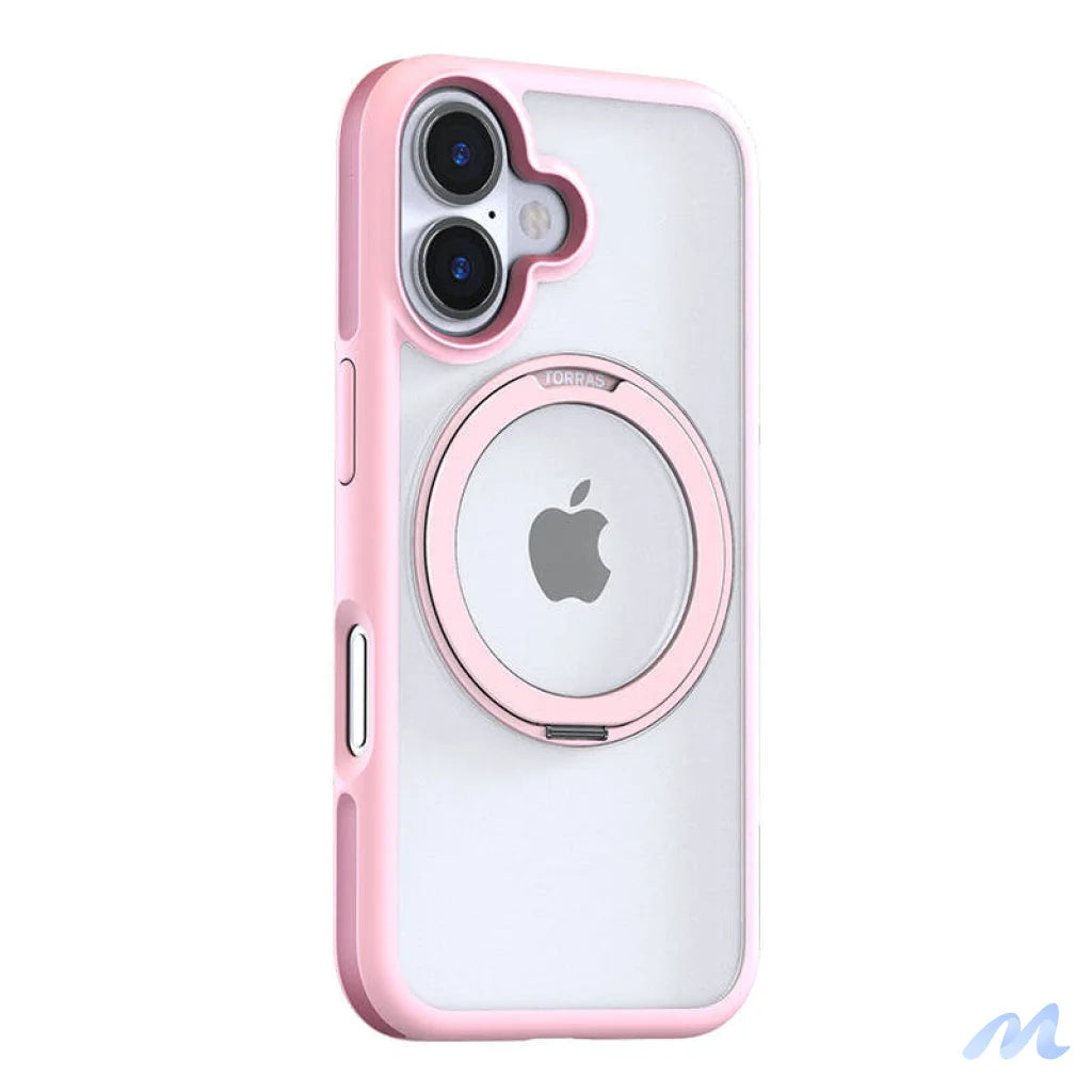 Torras Ostand R Fusion Case for iPhone 16 (Pink)