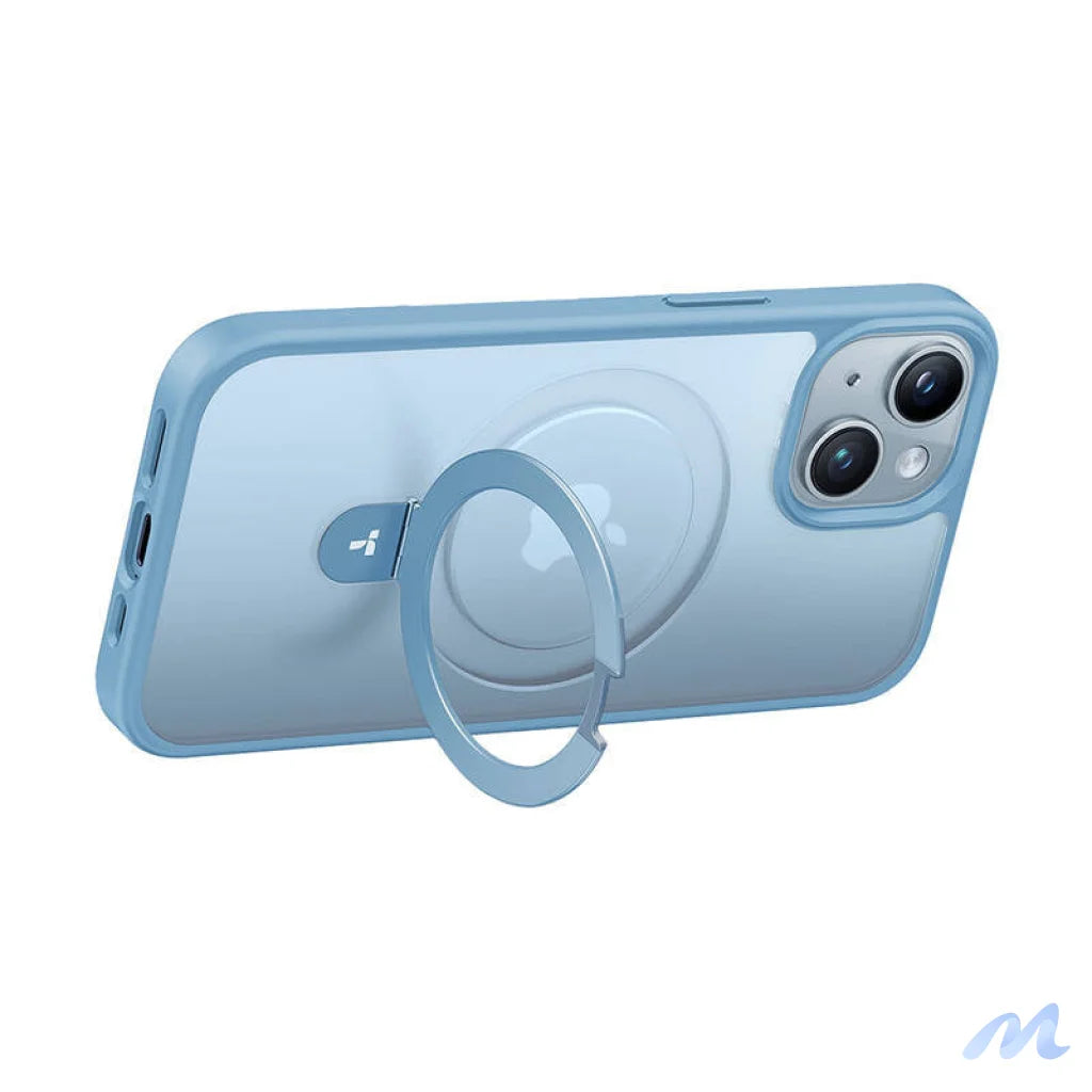 Torras phone case Ostand Matte for iPhone 15 (navy blue)