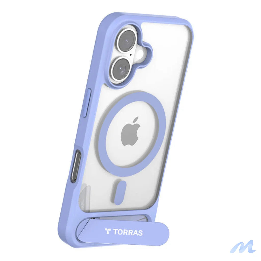 Torras Pstand Series Case for iPhone 16 (Blue)