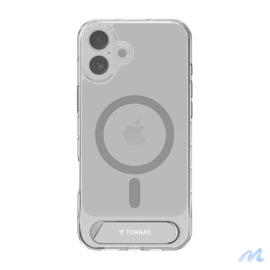 Torras Pstand Series Case for iPhone 16 Plus (transparent)
