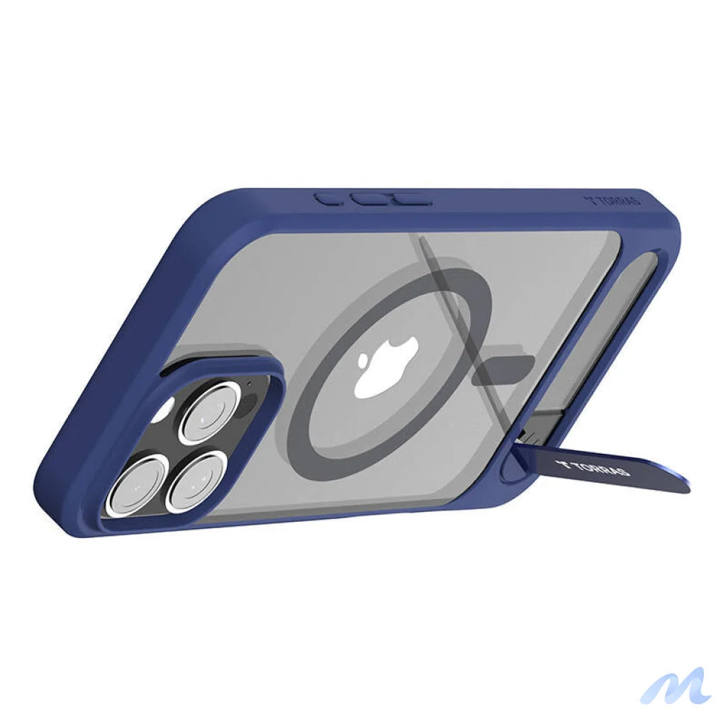 Torras Pstand Series Case for iPhone 16 Pro (Blue)