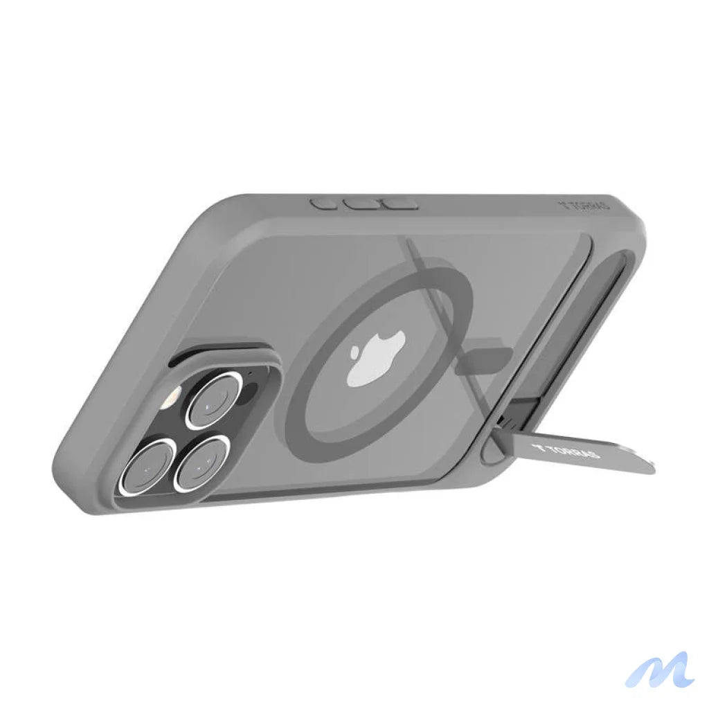 Torras Pstand Series Case for iPhone 16 Pro Max (gray)