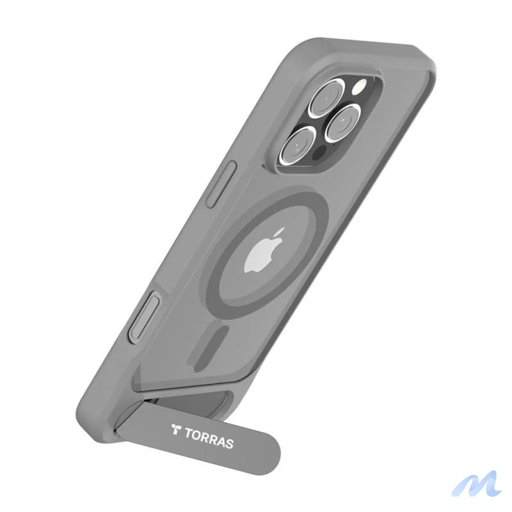 Torras Pstand Series Case for iPhone 16 Pro Max (gray)