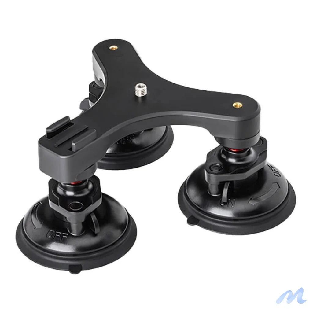 Triple Suction Cup Car Mount Sunnylife for cameras, phones etc. (ZJ771)