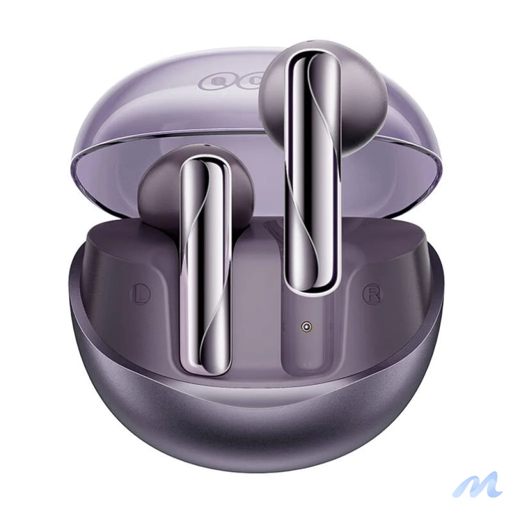 TWS QCY AilyBuds Clear T32 Headphones (purple)