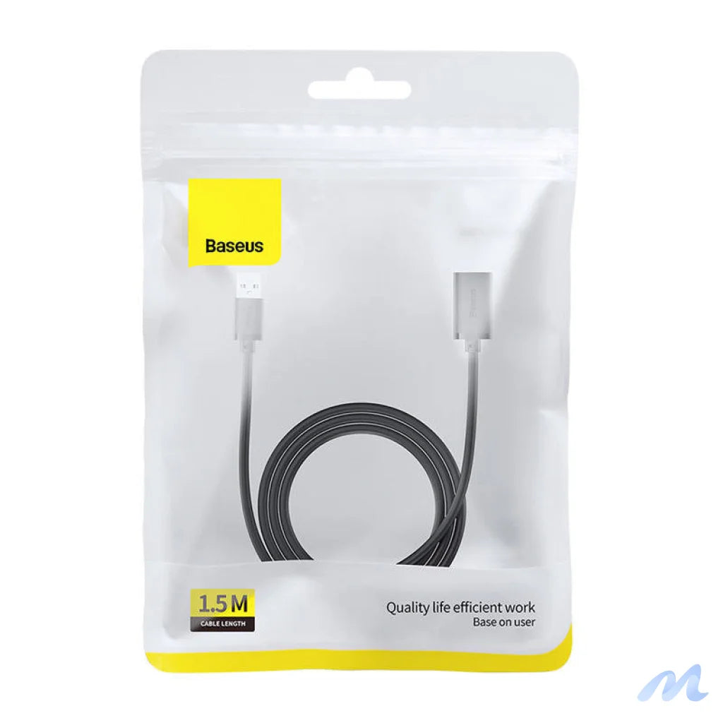 USB 3.0 Extension cable Baseus male to female, AirJoy Series, 1.5m (black)