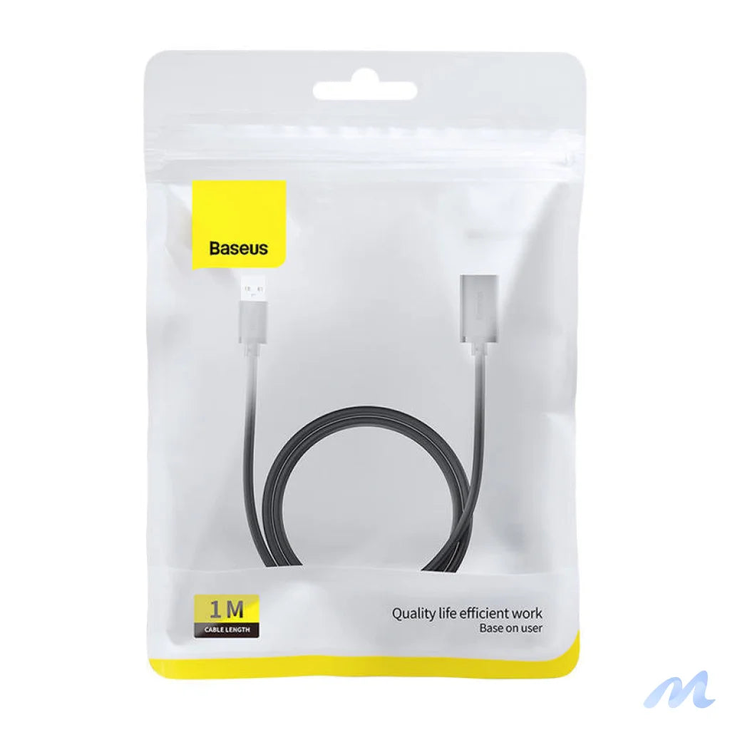 USB 3.0 Extension cable Baseus male to female, AirJoy Series, 1m (black)
