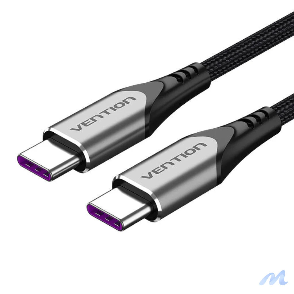 USB-C 2.0 to USB-C Cable Vention TAEHG 1.5m PD 100W Gray