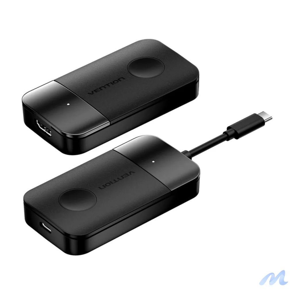 Vention USB-C to HDMI wireless transmitter/receiver 0.15m (black)