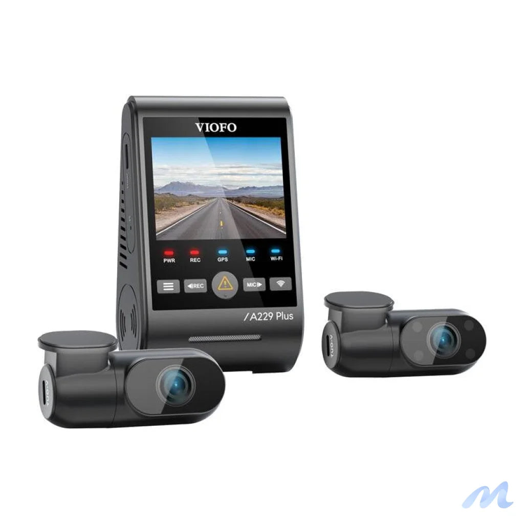 VIOFO A229 PLUS 3CH 2K + 1080p WiFi, GPS