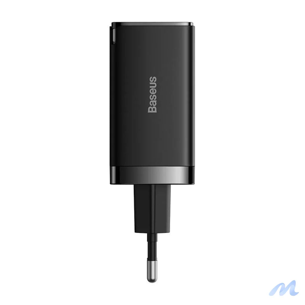 Wall charger Baseus GaN5 Pro 2xUSB-C + USB, 65W (black)
