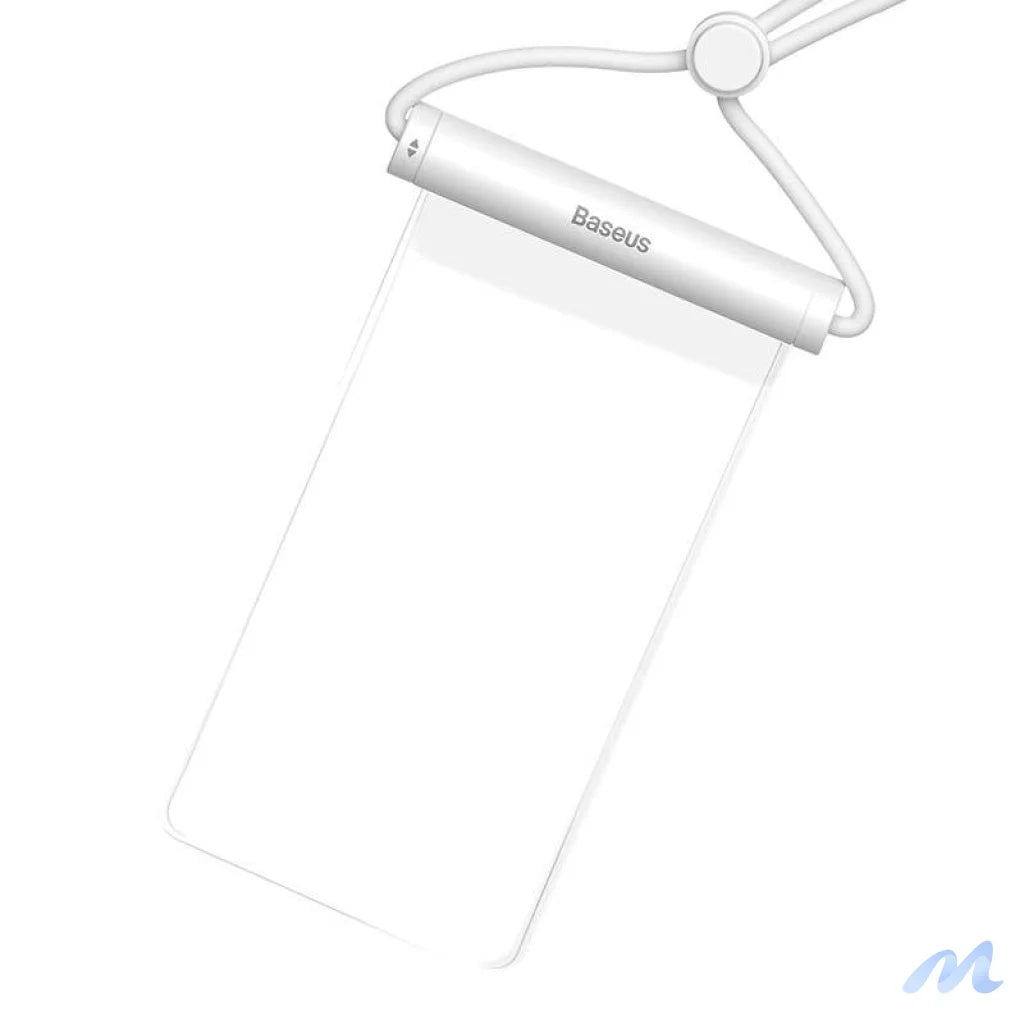 Waterproof phone case Baseus AquaGlide with Cylindrical Slide Lock (white)
