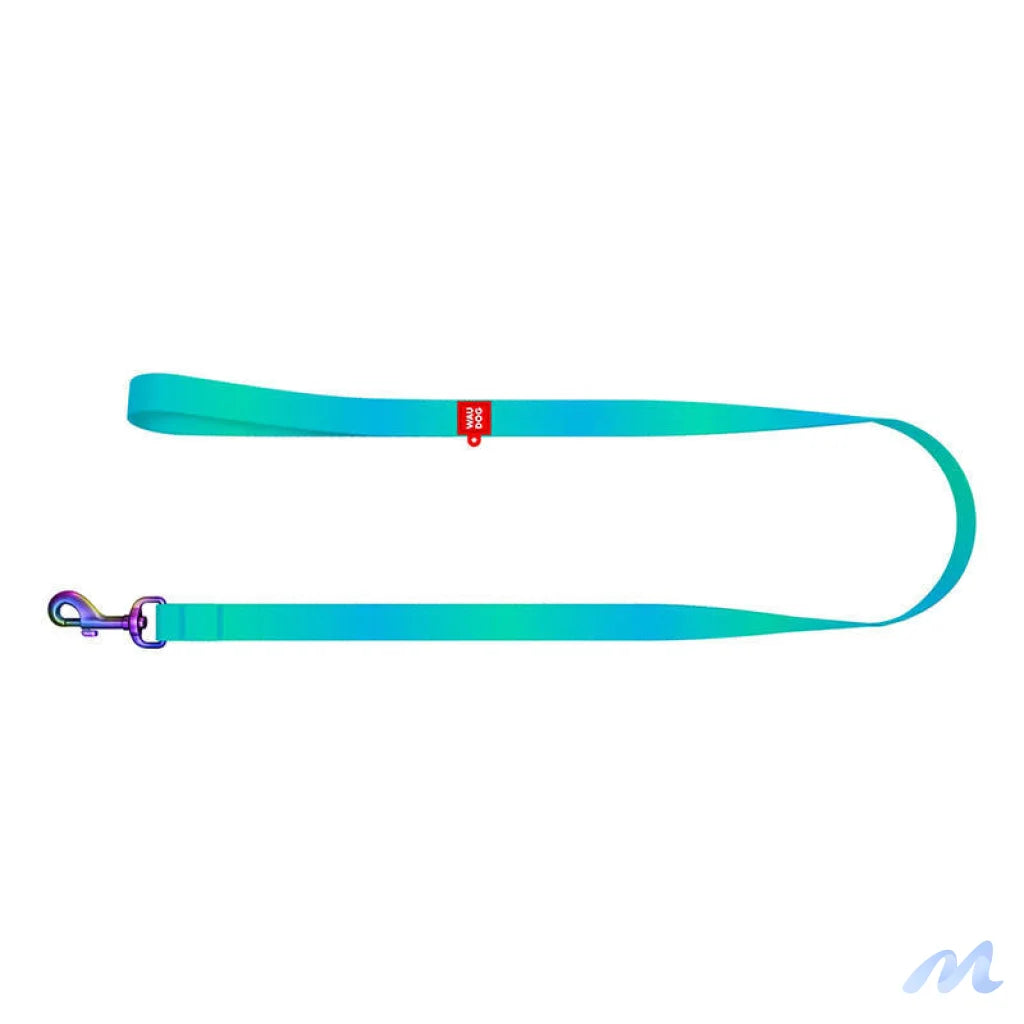 WAUDOG gradient nylon dog leash, 20 mm wide, 122 cm long blue