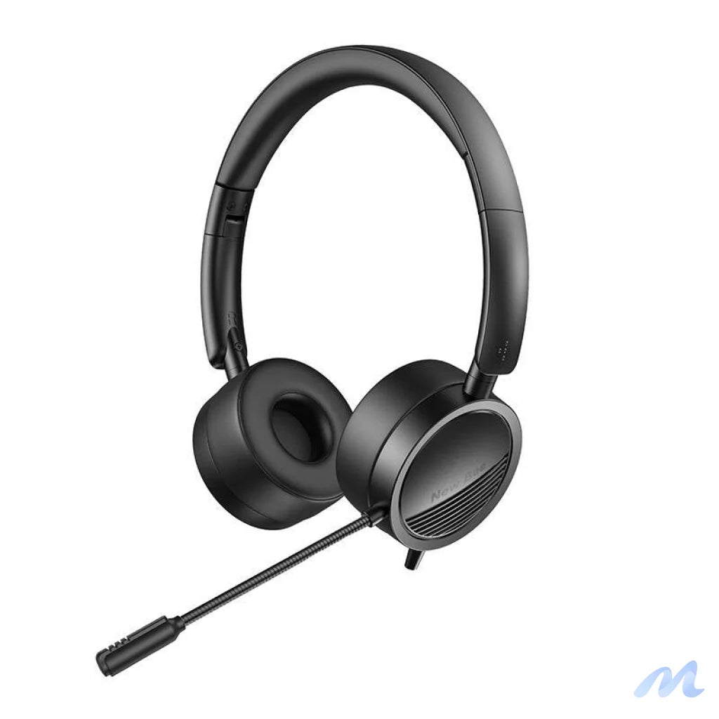 Wired headphones with microphone New Bee NB-H360 (black)