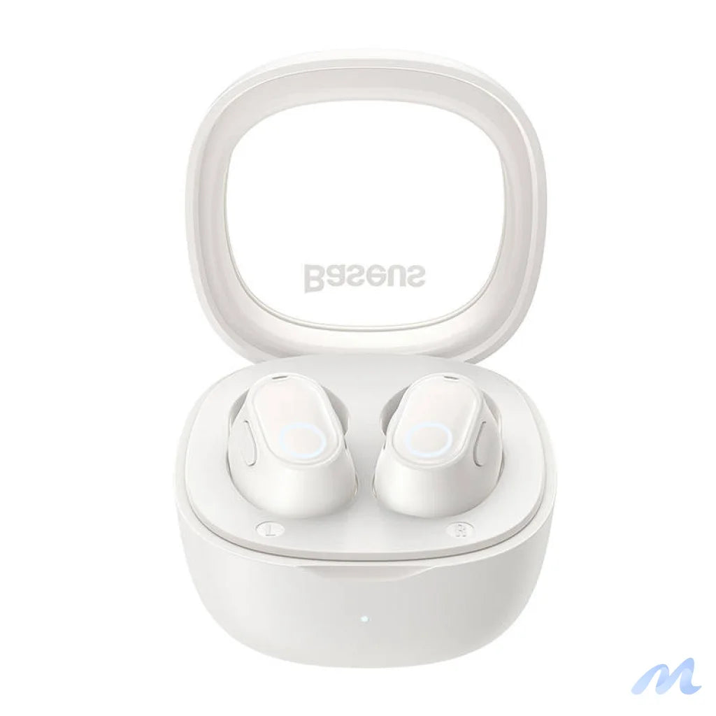 Wireless headphones Baseus Bowie WM02 TWS, Bluetooth 5.0 (white)