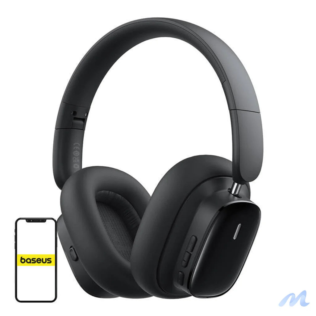 Wireless Headphones with Noise-Cancellation Baseus Bowie H1i (Black)