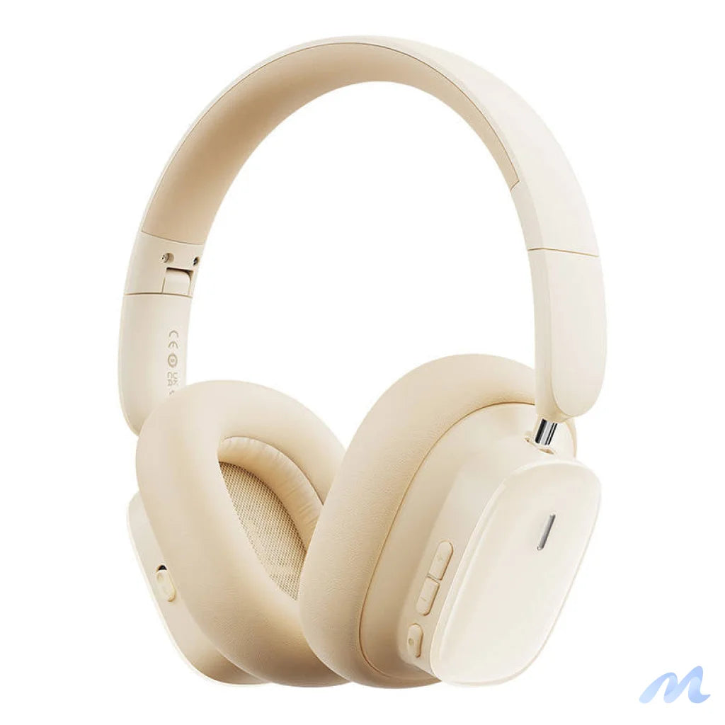 Wireless Headphones with Noise-Cancellation Baseus Bowie H1i (White)