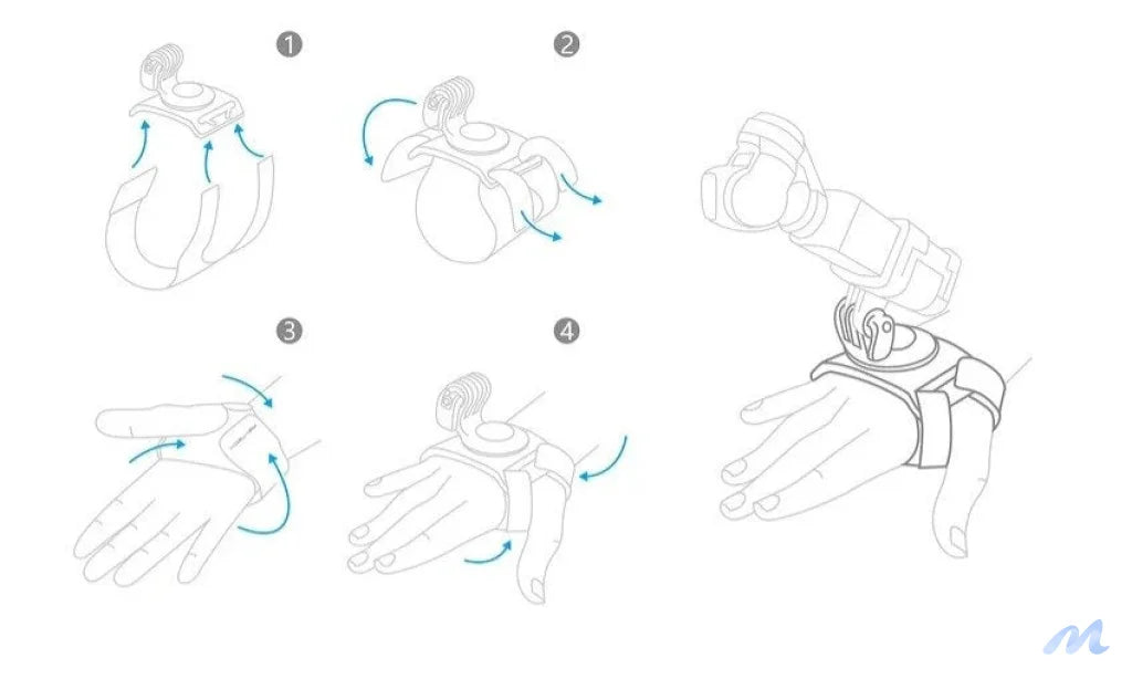 Wrist mount PGYTECH for DJI Osmo Pocket and sports cameras (P-18C-024)