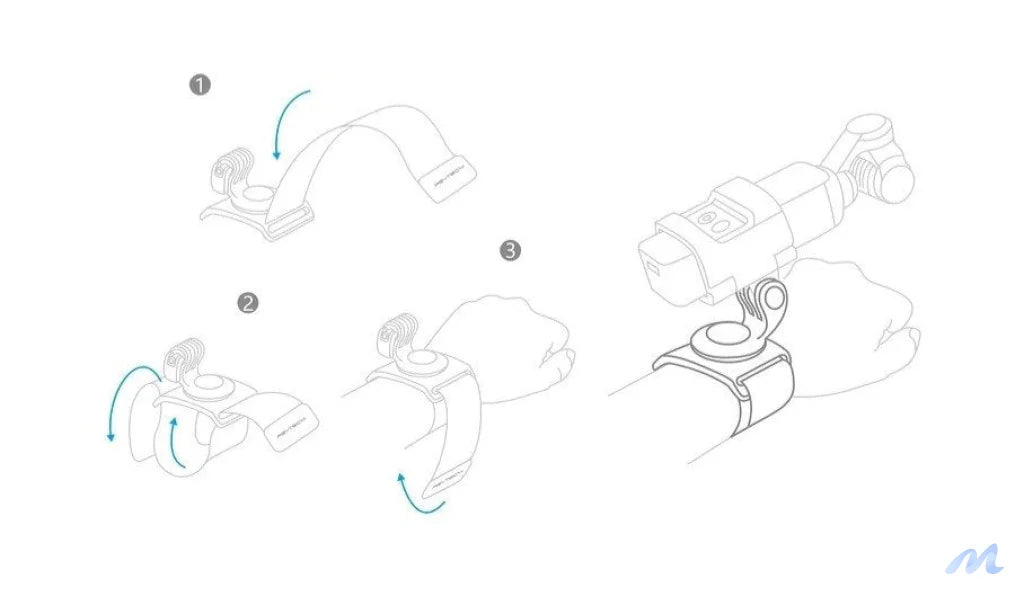 Wrist mount PGYTECH for DJI Osmo Pocket and sports cameras (P-18C-024)