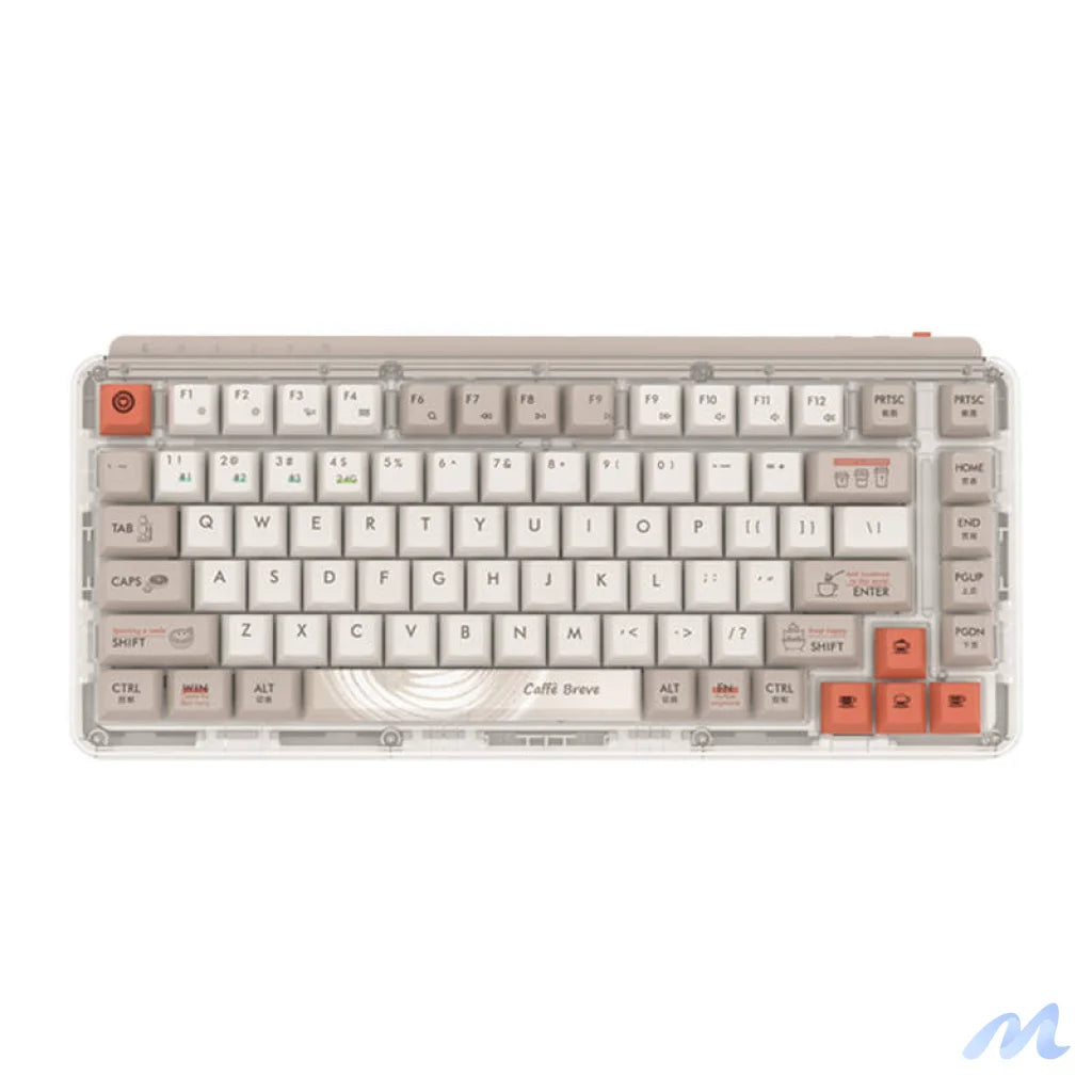 Z830 ProMax MIIIW 2.4G Wireless Keyboard (Coffee)